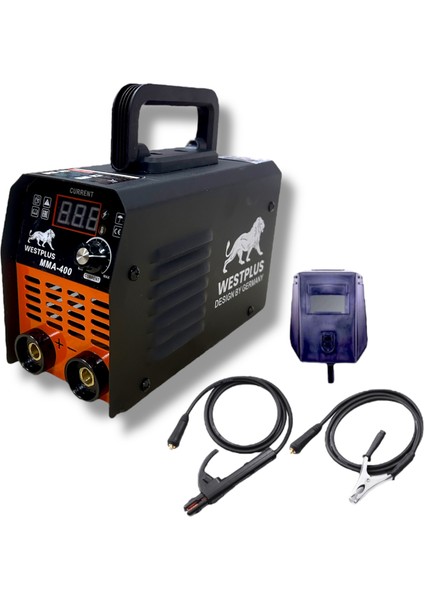 DİJİTAL GÖSTERGELİ İNVERTER KAYNAK MAKİNESİ 250A PROFESYONEL MMA400 SERİSİ WESTPLUS GERMANY DESİNG MİNİ KAYNAK MAKİNESİ ÇANTA TİPİ