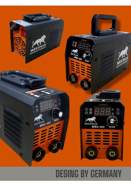 DİJİTAL GÖSTERGELİ İNVERTER KAYNAK MAKİNESİ 250A PROFESYONEL MMA400 SERİSİ WESTPLUS GERMANY DESİNG MİNİ KAYNAK MAKİNESİ ÇANTA TİPİ