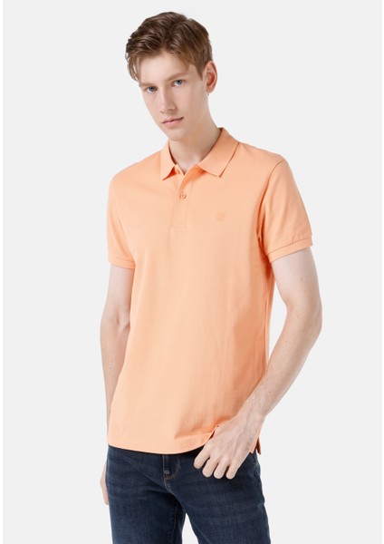 Turuncu Erkek Polo K.kol