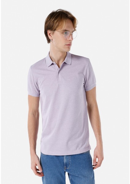 Classic Fitt Mor Erkek Polo Yaka Tişört