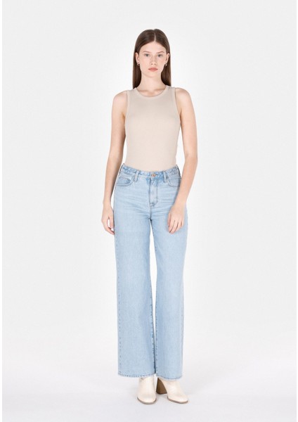 970 Berry Regular Fit Kadın Mavi Jean Pantolon Cl1073219