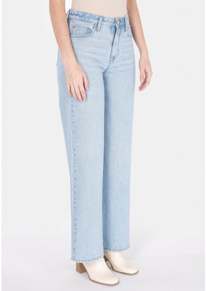 970 Berry Regular Fit Kadın Mavi Jean Pantolon Cl1073219