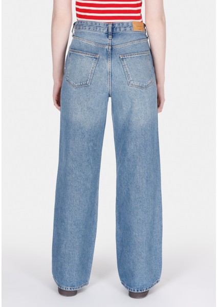 970 Berry Regular Fit Kadın Denim Jean Pantolon CL1073218