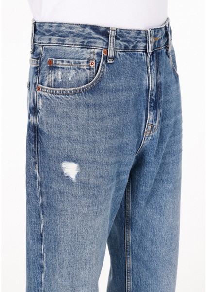 045 Davıd Regular Fit Erkek Mavi Jean Pantolon Cl1074500