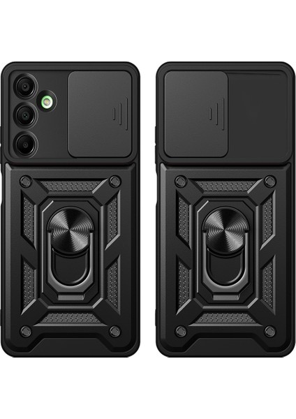 Samsung Galaxy A16 Uyumlu Kılıf Pars Lens Sürgülü Yüzüklü Standlı Korumalı Kılıf fiyatları