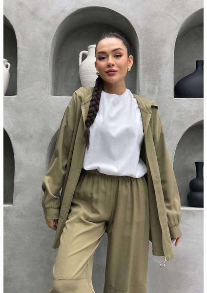 Premium Kalite Tncl Kumaş Kapüşonlu Ikili Takım fiyatları