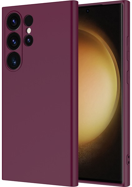 Samsung Galaxy S25 Ultra Uyumlu Kılıf Lansman Içi Kadife Kamera Korumalı Nano Silikon Kılıf