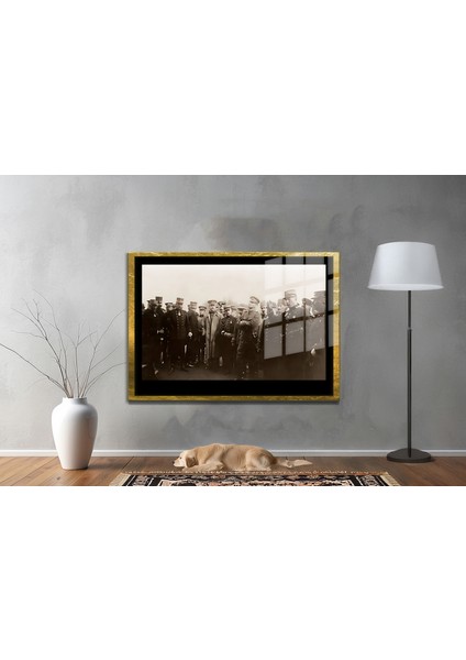 Gazi Mustafa Kemal Atatürk Özel Seri Design Cam Tablo Model: 98