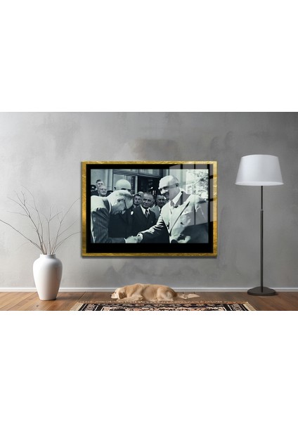 Gazi Mustafa Kemal Atatürk Özel Seri Design Cam Tablo Model: 106