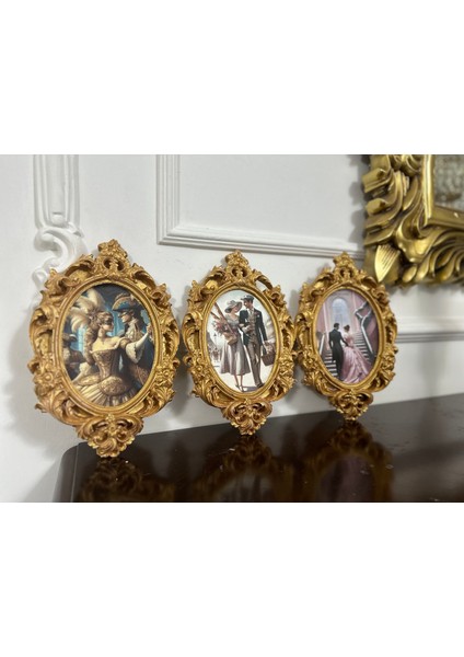 Vintage Tarzı El Yapımı Duvar Tablo 3lü Set 26 cm fiyatları