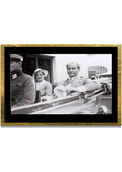 Gazi Mustafa Kemal Atatürk Özel Seri Design Cam Tablo Model: 222