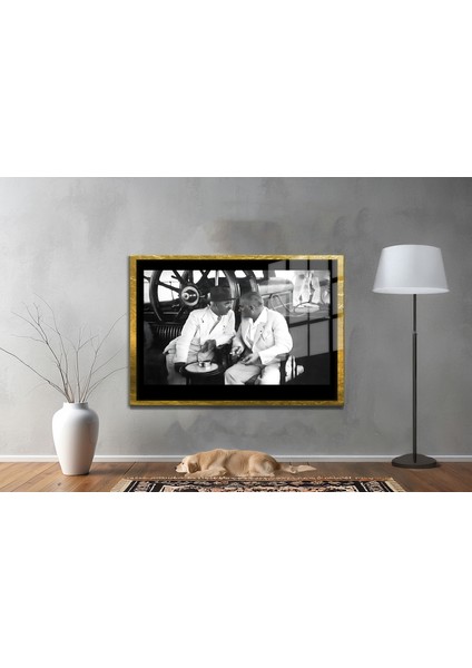 Gazi Mustafa Kemal Atatürk Özel Seri Design Cam Tablo Model: 524