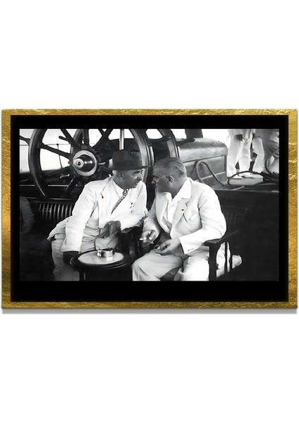 Gazi Mustafa Kemal Atatürk Özel Seri Design Cam Tablo Model: 524 fiyatları