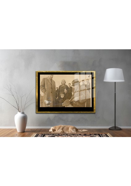 Gazi Mustafa Kemal Atatürk Özel Seri Design Cam Tablo Model: 335
