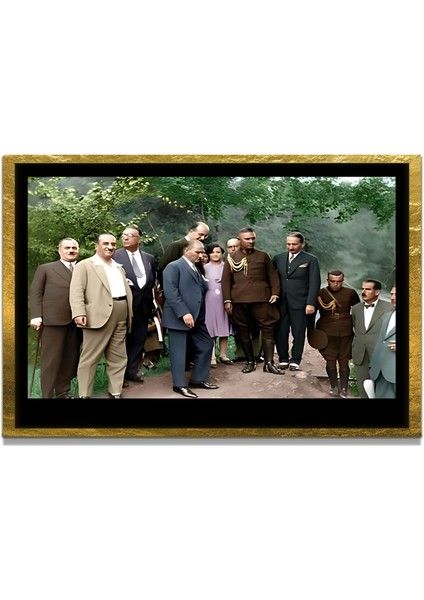Gazi Mustafa Kemal Atatürk Özel Seri Design Cam Tablo Model: 480