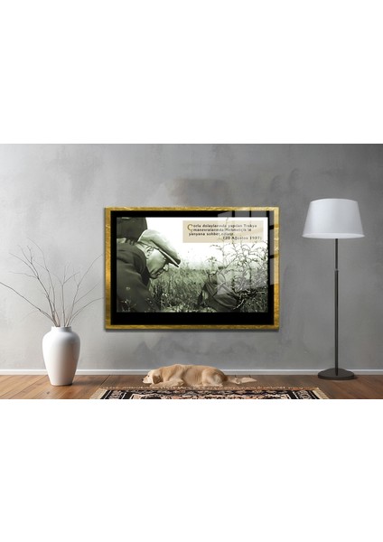 Gazi Mustafa Kemal Atatürk Özel Seri Design Cam Tablo Model: 583