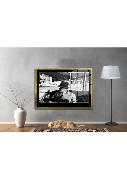 Gazi Mustafa Kemal Atatürk Özel Seri Design Cam Tablo Model: 624