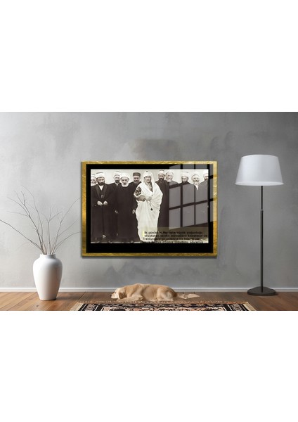 Gazi Mustafa Kemal Atatürk Özel Seri Design Cam Tablo Model: 687