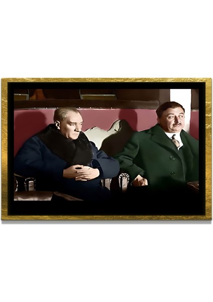 Gazi Mustafa Kemal Atatürk Özel Seri Design Cam Tablo Model: 449