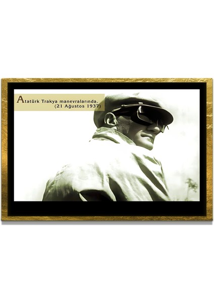 Gazi Mustafa Kemal Atatürk Özel Seri Design Cam Tablo Model: 587