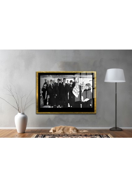 Gazi Mustafa Kemal Atatürk Özel Seri Design Cam Tablo Model: 638