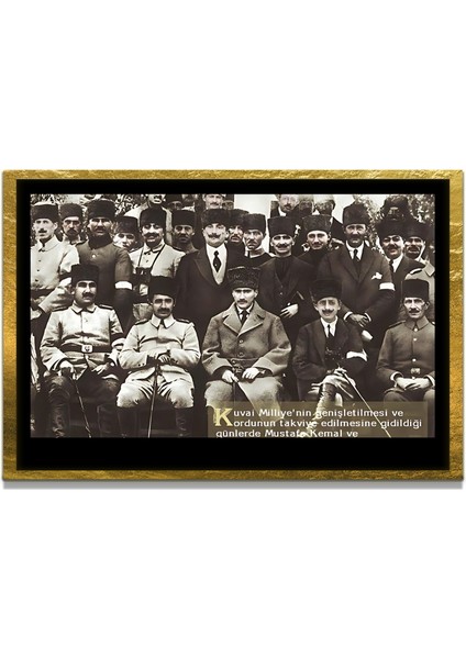 Gazi Mustafa Kemal Atatürk Özel Seri Design Cam Tablo Model: 677