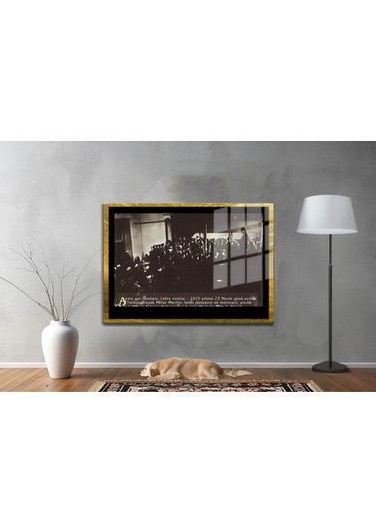Gazi Mustafa Kemal Atatürk Özel Seri Design Cam Tablo Model: 681
