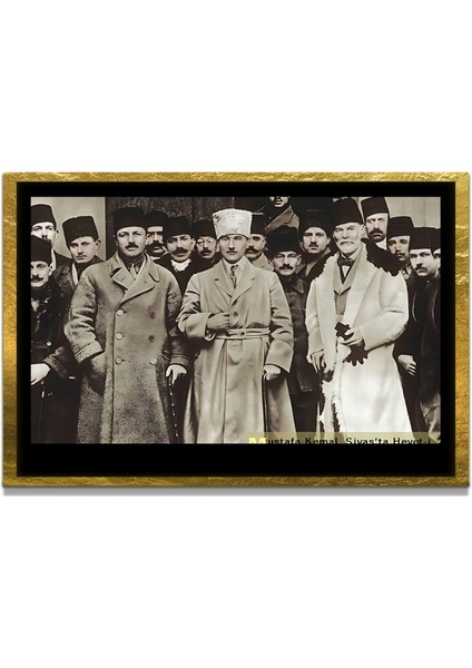 Gazi Mustafa Kemal Atatürk Özel Seri Design Cam Tablo Model: 671 fiyatları