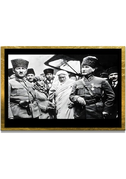 Gazi Mustafa Kemal Atatürk Özel Seri Design Cam Tablo Model: 208 fiyatları