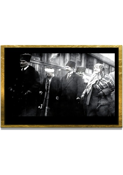 Gazi Mustafa Kemal Atatürk Özel Seri Design Cam Tablo Model: 426