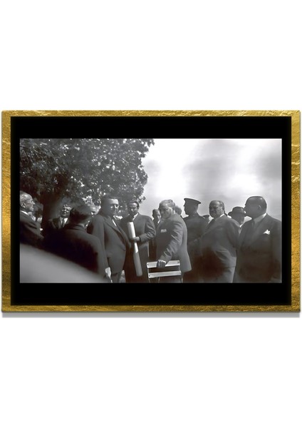 Gazi Mustafa Kemal Atatürk Özel Seri Design Cam Tablo Model: 477