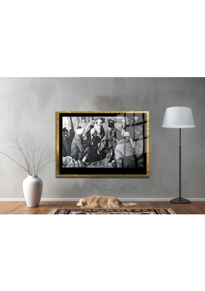 Gazi Mustafa Kemal Atatürk Özel Seri Design Cam Tablo Model: 36