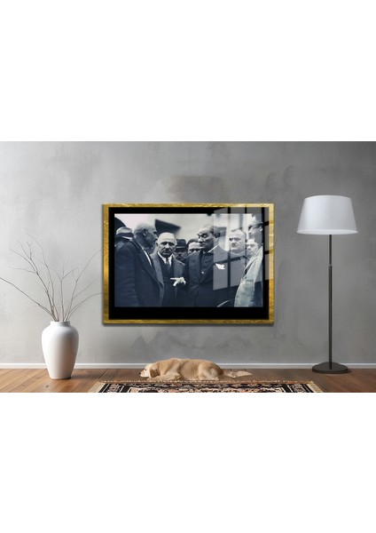 Gazi Mustafa Kemal Atatürk Özel Seri Design Cam Tablo Model: 158