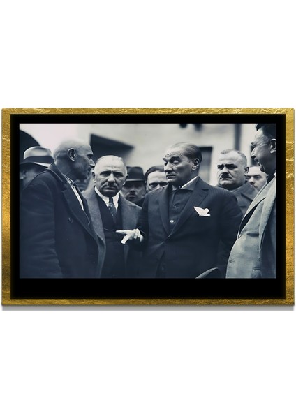 Gazi Mustafa Kemal Atatürk Özel Seri Design Cam Tablo Model: 158