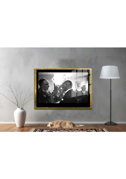 Gazi Mustafa Kemal Atatürk Özel Seri Design Cam Tablo Model: 257