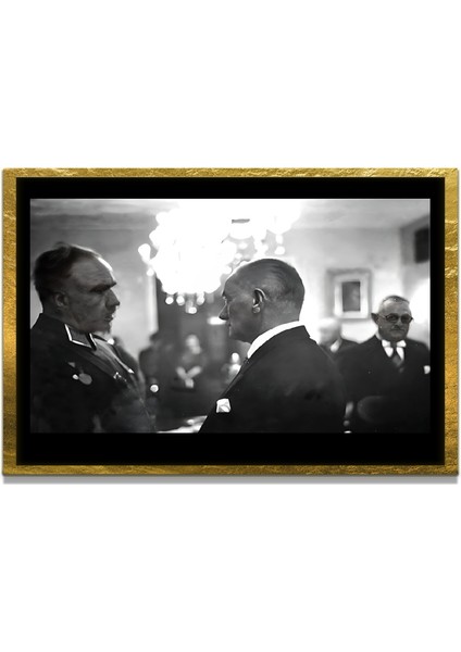 Gazi Mustafa Kemal Atatürk Özel Seri Design Cam Tablo Model: 257