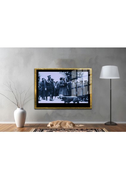 Gazi Mustafa Kemal Atatürk Özel Seri Design Cam Tablo Model: 327