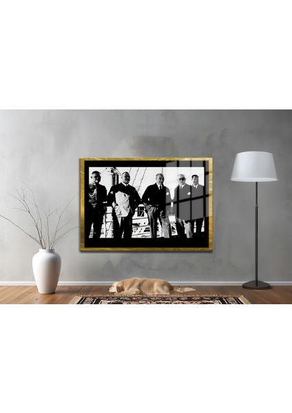 Gazi Mustafa Kemal Atatürk Özel Seri Design Cam Tablo Model: 576