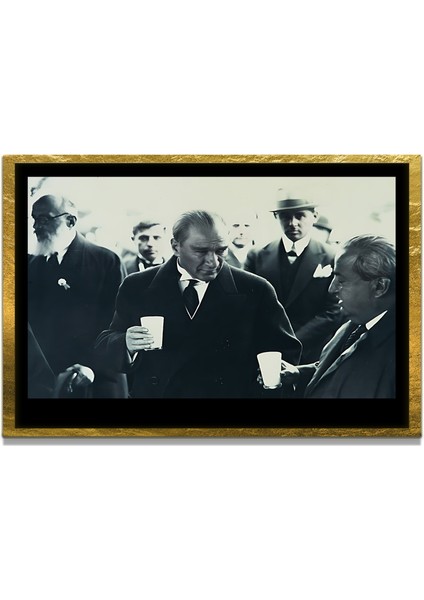 Gazi Mustafa Kemal Atatürk Özel Seri Design Cam Tablo Model: 225