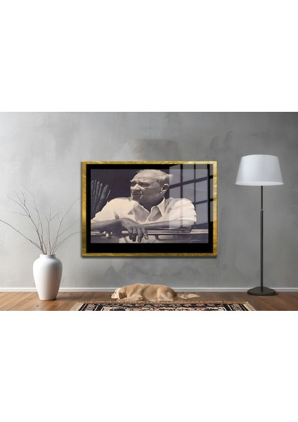 Gazi Mustafa Kemal Atatürk Özel Seri Design Cam Tablo Model: 814