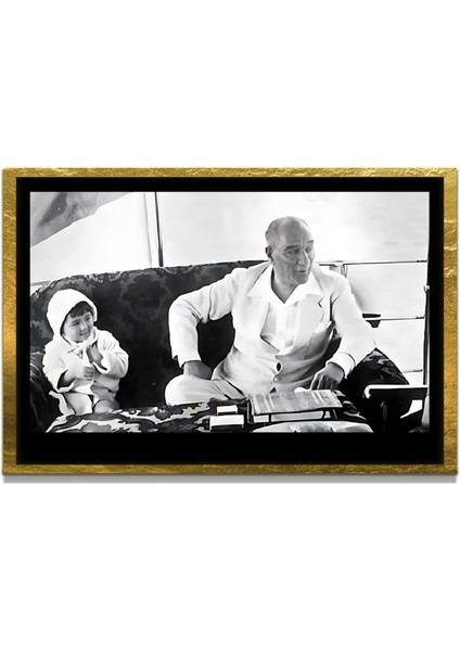 Gazi Mustafa Kemal Atatürk Özel Seri Design Cam Tablo Model: 35 fiyatları