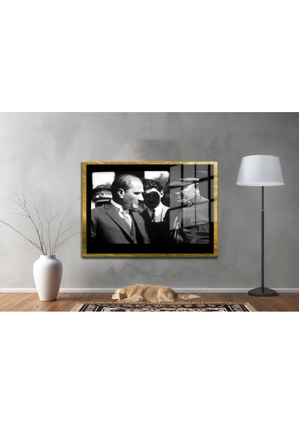 Gazi Mustafa Kemal Atatürk Özel Seri Design Cam Tablo Model: 580