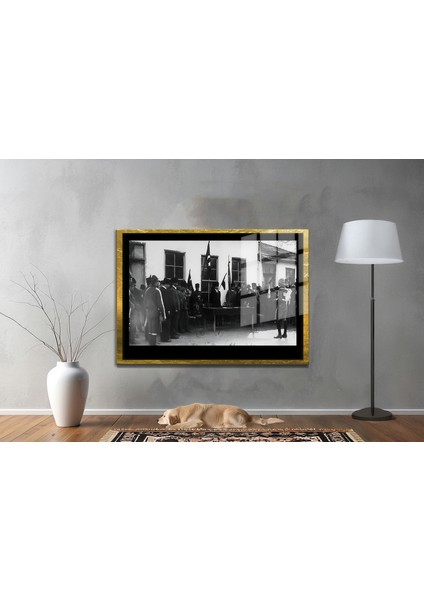 Gazi Mustafa Kemal Atatürk Özel Seri Design Cam Tablo Model: 127