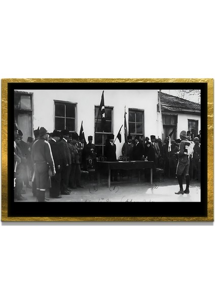 Gazi Mustafa Kemal Atatürk Özel Seri Design Cam Tablo Model: 127