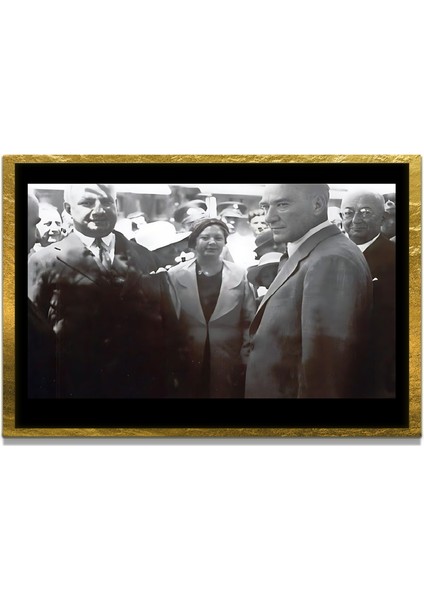 Gazi Mustafa Kemal Atatürk Özel Seri Design Cam Tablo Model: 299