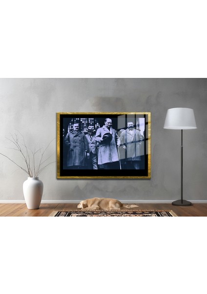 Gazi Mustafa Kemal Atatürk Özel Seri Design Cam Tablo Model: 119