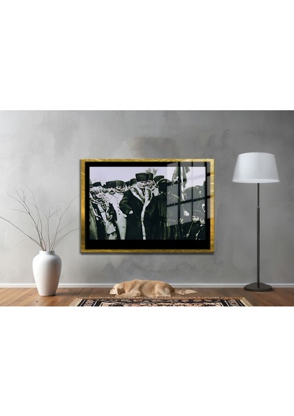 Gazi Mustafa Kemal Atatürk Özel Seri Design Cam Tablo Model: 300