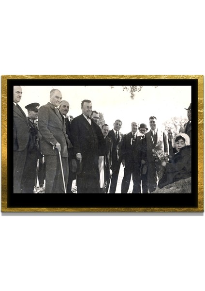 Gazi Mustafa Kemal Atatürk Özel Seri Design Cam Tablo Model: 313