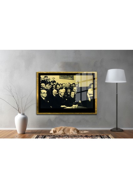Gazi Mustafa Kemal Atatürk Özel Seri Design Cam Tablo Model: 302