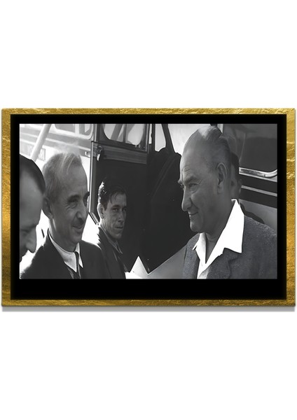 Gazi Mustafa Kemal Atatürk Özel Seri Design Cam Tablo Model: 69
